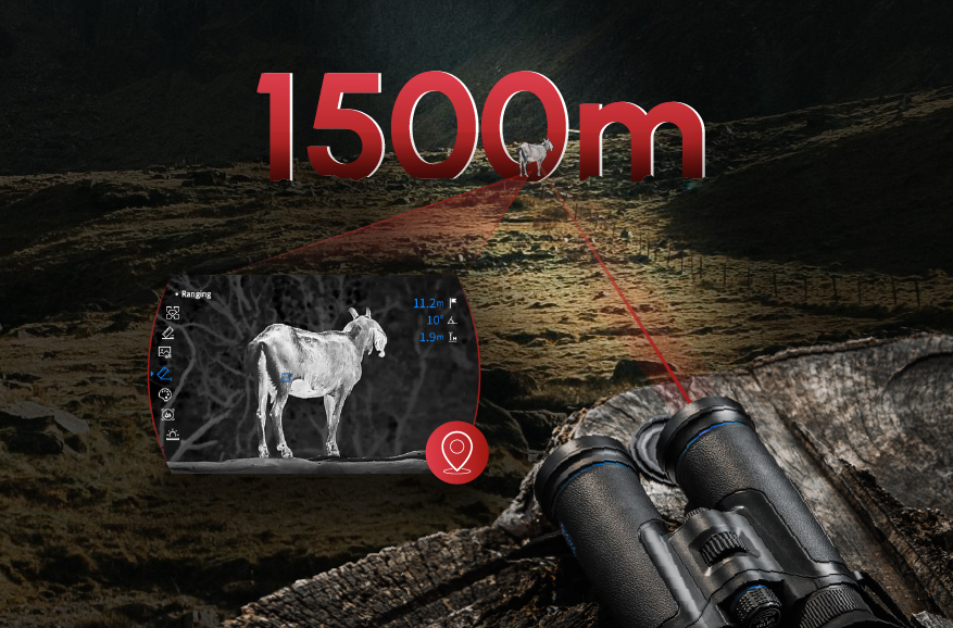 Wbudowany dalmierz o zasięgu 1200 m <br>Wszechstronna funkcjonalność