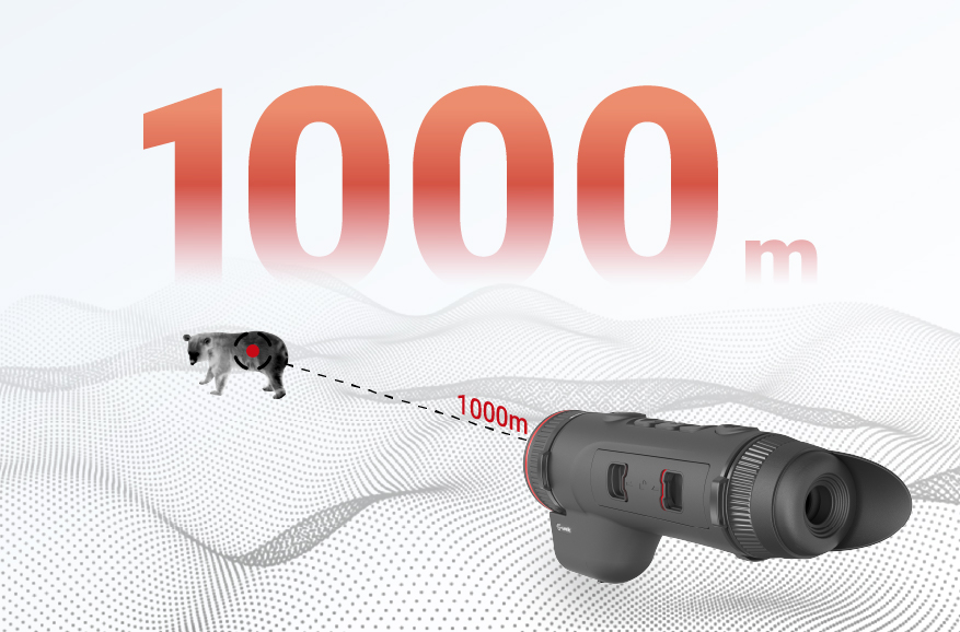 Pomiar odległości laserowy na 1000 m