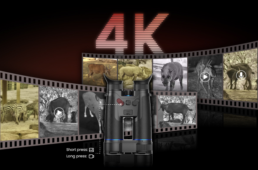 Nagrywaj w rozdzielczości 4K<br>Zachowaj każdy szczegół