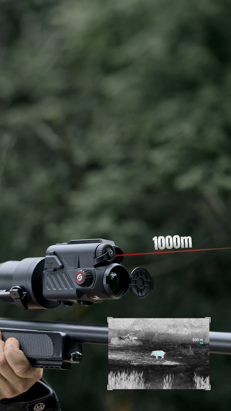 Precyzyjny dalmierz laserowy o zasięgu 1000 m